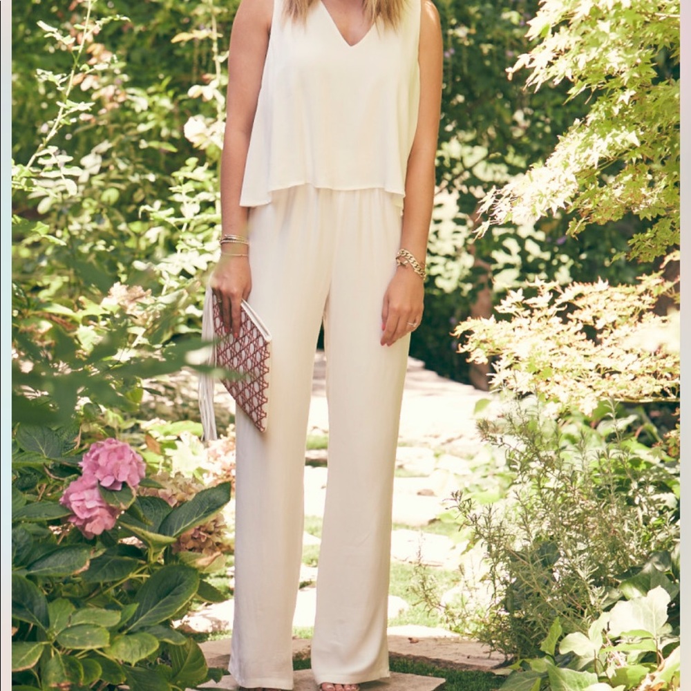 Cupcakes & Cashmere white jumpsuit XS 0